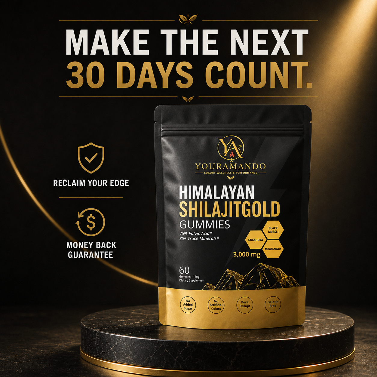 YourAmando Men Libido Gummies pouch