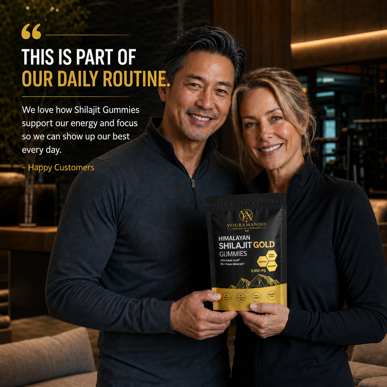 YOURAMANDO Shilajit Gold lifestyle photo