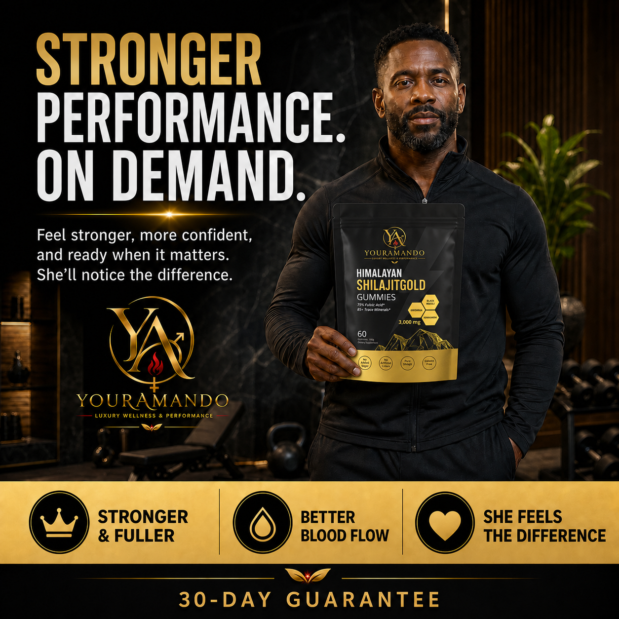 YOURAMANDO Shilajit Gold lifestyle photo